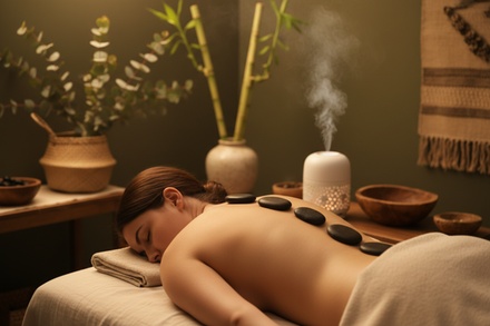 One 60-Minute Relaxation Massage - Moon Massage By Beautyglamspa