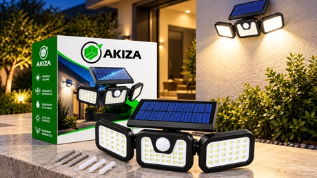 groupon Faretto Solare 3 Teste -ZK1344, Lime