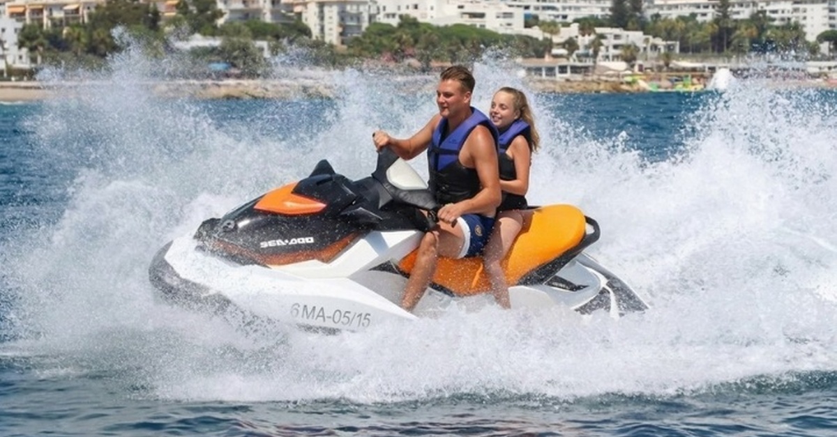 Alquiler de motos de agua en circuito en Málaga