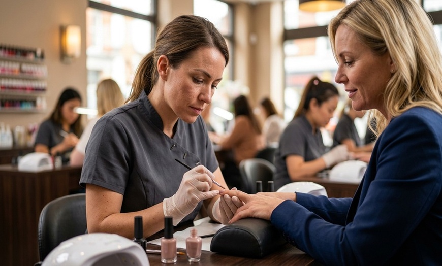 Image 7: Pamper Yourself: Basic or Classic Mani-Pedi with Vinylux Polish