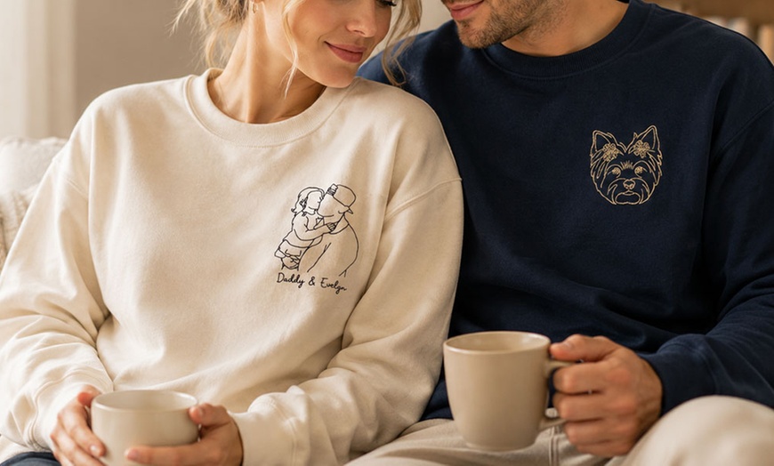 Image 4: Personalize a unisex hoodie for the perfect gift or stylish comfort!