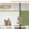 Image 1: Zelfklevende keukenachterwand met glaslook