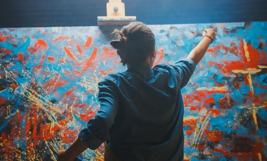Image 2: Up to 33% Off Splatter Painting & Action Art Experience – SPLAT