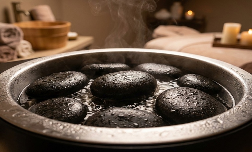 Image 5: 65-Minute Deep Tissue Massage w/ Hot Stones & Oils for One or Couple!