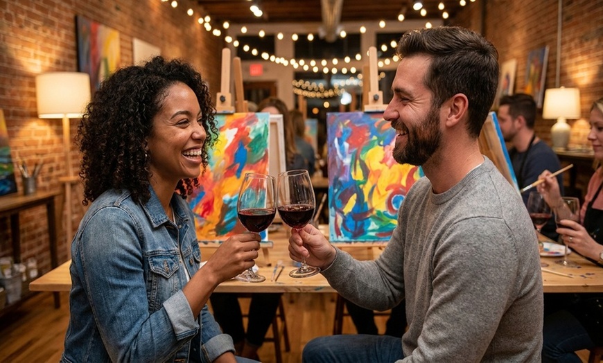 Image 4: BYOB Painting Class Deals & Special Offers with Up to 28% Off