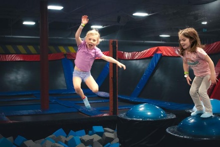 120-Minute Jump Pass (Valid Monday-Thursday) - For 1 - Aerosports Trampoline Park London