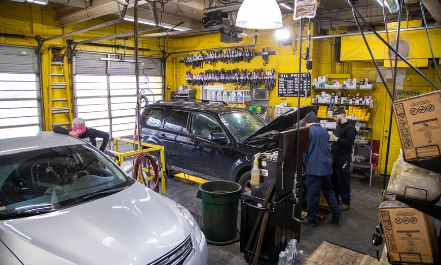 Image 4: Full Synthetic or Synthetic Blend Oil Change