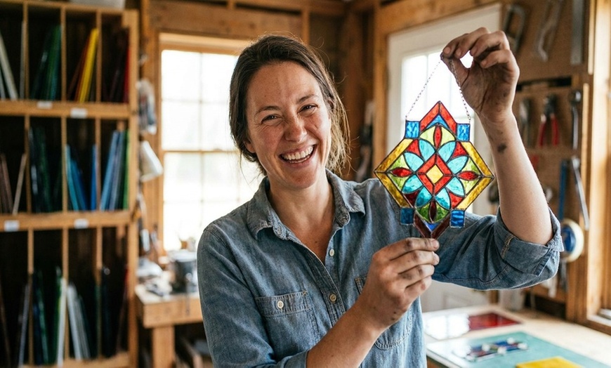 Image 6: Create Your Own Stained Glass Sun Catcher – 2-Hour Intro Workshop!