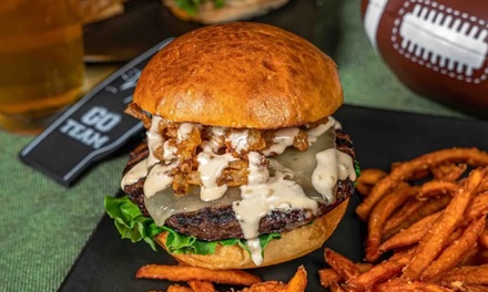 One Smash Burger, One Side and One Craft Beer - The WORKS Craft Burgers & Beer