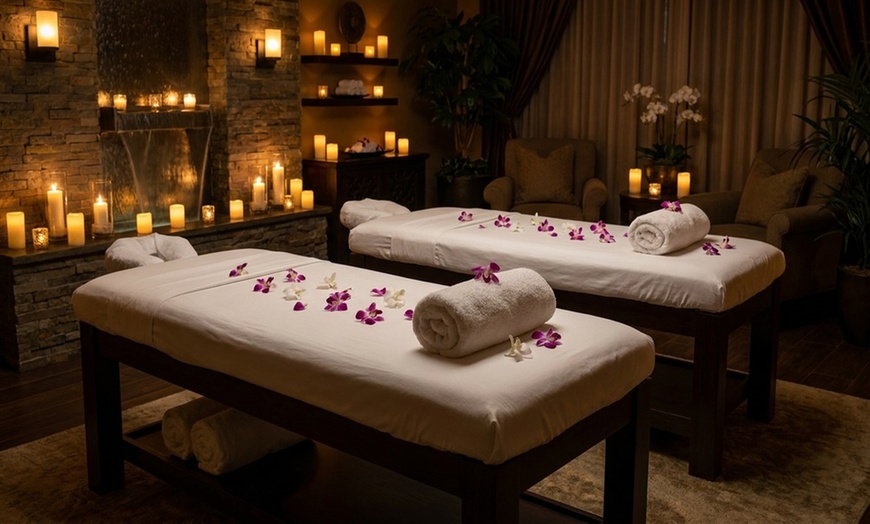 Image 2: Unwind in Style: 60 or 90-Minute Couples Swedish Massage at The Mark Spa– Pure Relaxation Awaits. Save Up to 33%
