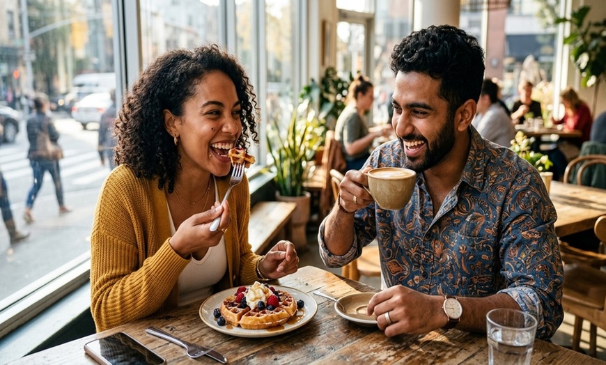 Image 3: Tiabi Coffee And Waffle - $20 or 40 for Food and Drink