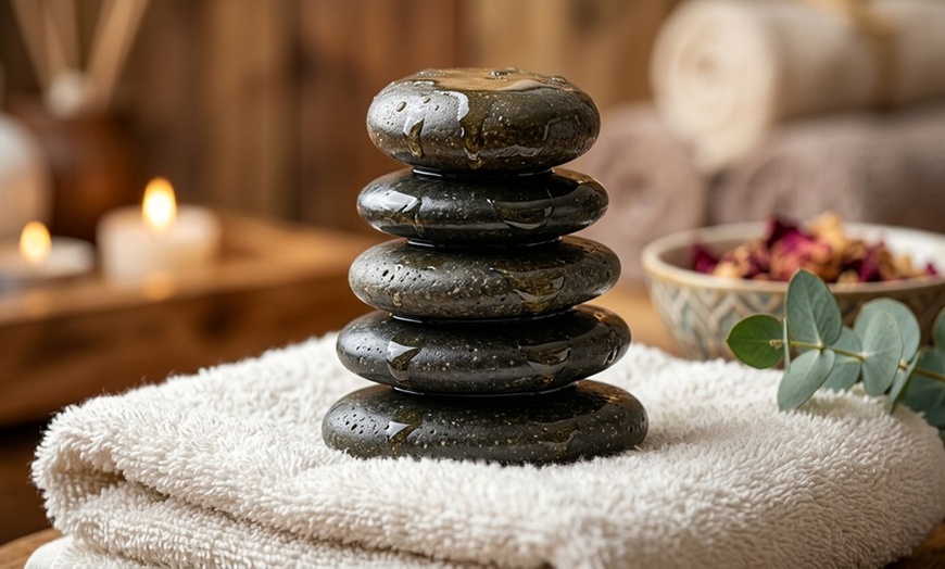Image 8: Get 60 Mins Swedish Couple's Massage with Hot Stones, Facial & Wine