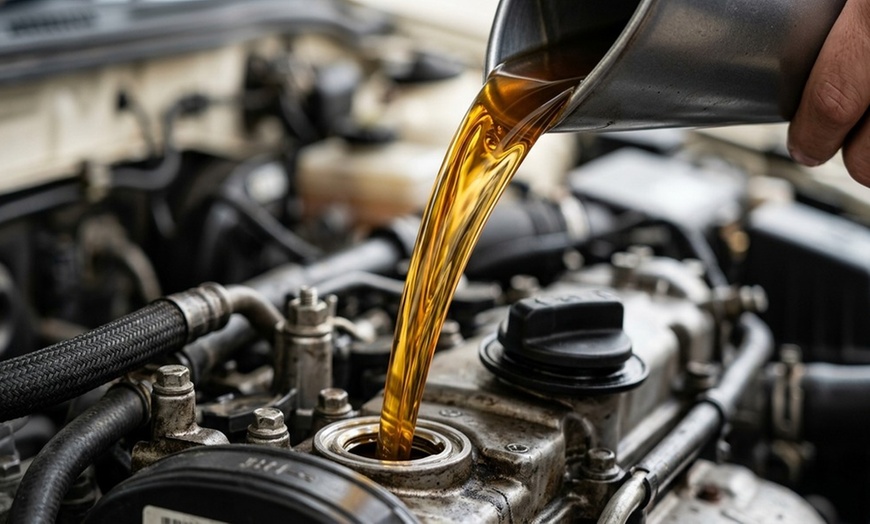 Image 4: Synthetic Blend or Full Synthetic Oil Change, Tire Rotation, and More