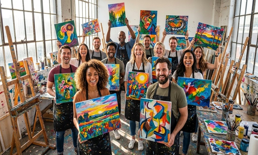 Image 6: Transform Blank Canvases into Masterpieces: 2.5-Hour Canvas Painting Class at Whet Your Palette (Up to 58% Off)