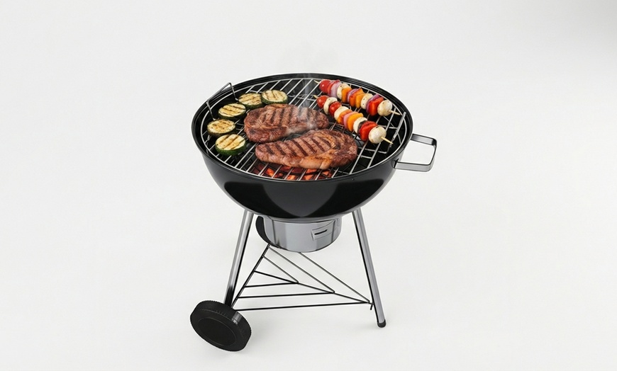 Image 4: Barbecue a carbone rotondo 57 cm