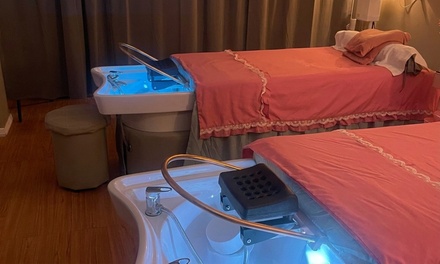 60-Minutes Full Body Massage and Dry Scalp with Aloe Vera Oil and Hot Stone Therapy - Crystal Relaxing Spa
