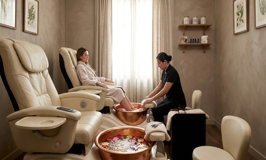 Image 2: Relax with a Gel Mani-Pedi Experience