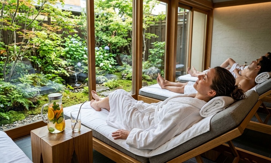 Image 6: Relaxing Full-Body Massage with Sauna & Hot Stones for One or Couples