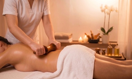 4 sesiones de maderoterapia corporal con presoterapia