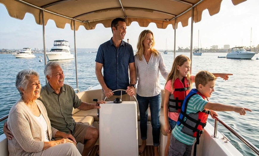 Image 5: 90-Min  Electric Private Boat Rental for Up to 10 People