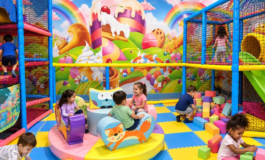 Image 4: Admission for One to Indoor Playground with Sandbox, Slides, and More
