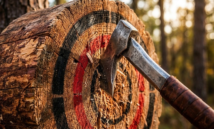 Image 2: Axe Throwing for 2 to 6 People at Axe Escape (Full Bar Available)
