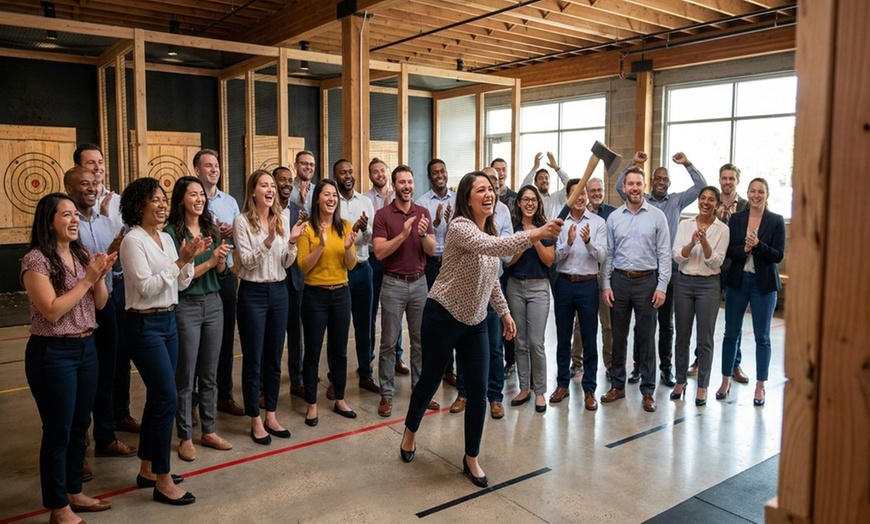 Image 6: Enjoy a 75-Minute Axe Throwing for One, Two, Three, Five, or Ten 