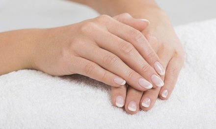 One Pedicure + One Full Set Short Acrylic Manicure - Boss Ladies Nails Spa