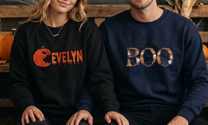 Image 12: Personalize a unisex hoodie for the perfect gift or stylish comfort!