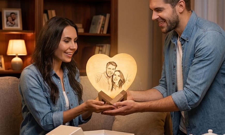 Image 6: 86% Off Personalized Moon Lamp from Justyling