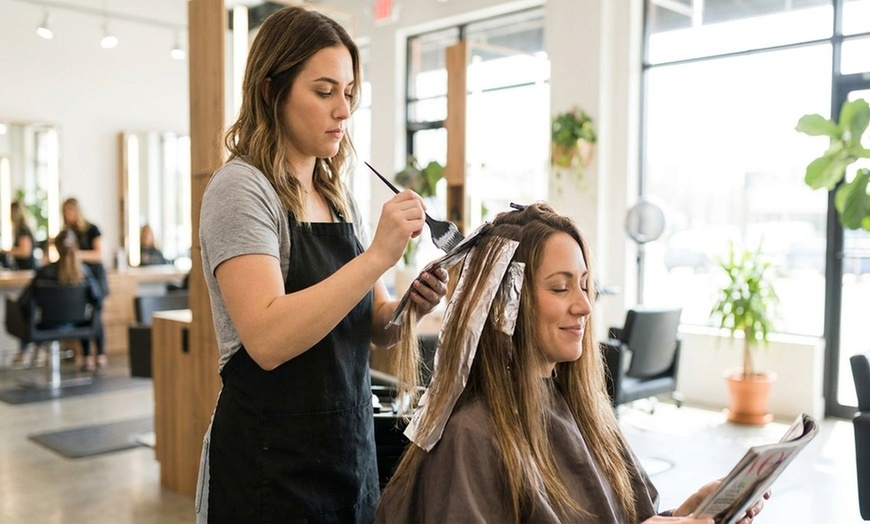 Image 6: Up to 45% Off on Salon - Hair Color / Highlights at Beauty And Lash Spa By Kira