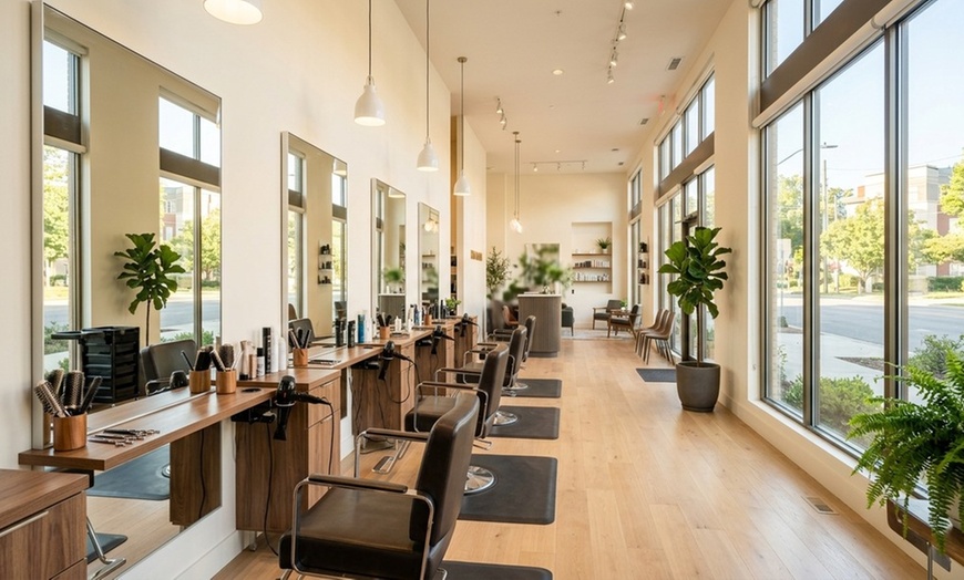 Image 2: Revamp Your Look with Haircut & Color Choices or Shampoo and Blow-Dry at Hair Images (Up to 42% Off)