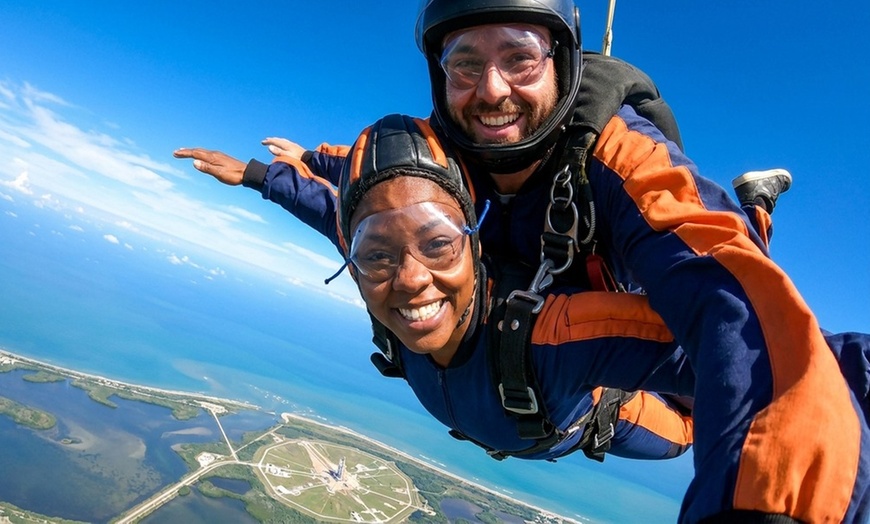 Image 2: 18,000-Foot Jump & Stunning Coastal Views with VIP Skydiving Packages
