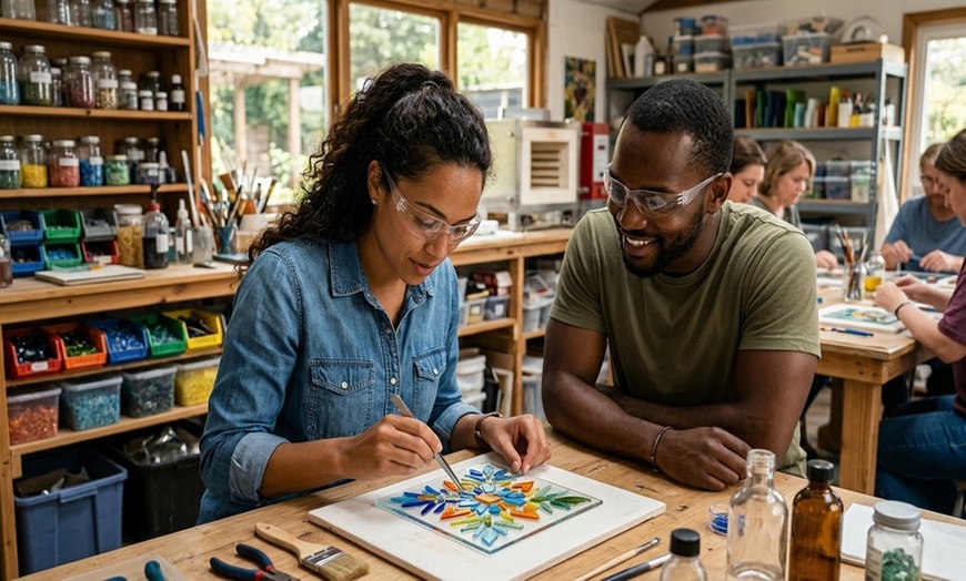 Image 2: 28% Off Glass Fusing Class at Adewole Arts