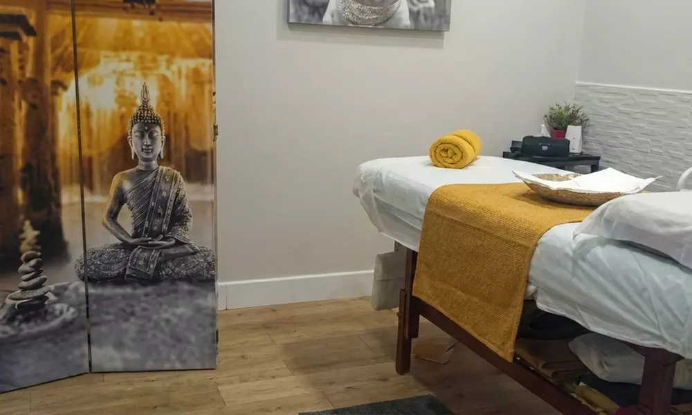 Masaje relajante con aceites esenciales y aromaterapia para 1 persona