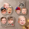 Image 12: Custom Photo Acrylic Fridge Magnets with Texts | Acrylic Gifts