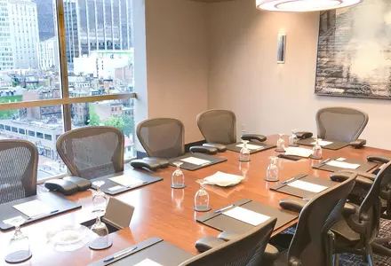 Business center and meeting rooms