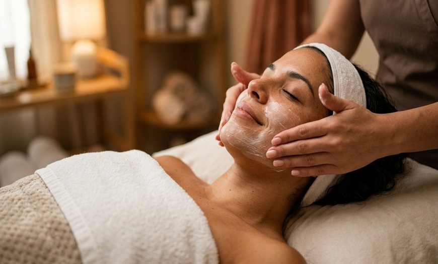 Image 7: Pampering Package with Facial, Upper Body Massage, Mud & Hot Towels