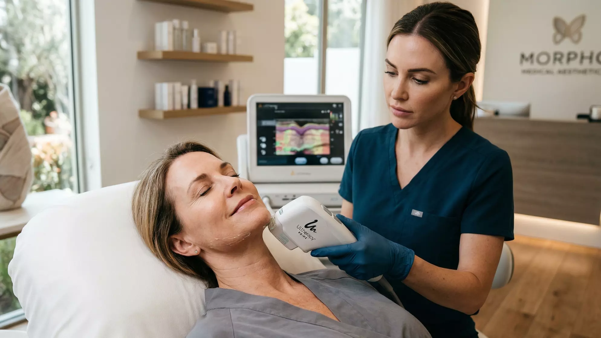 Get Ultherapy Prime Anti-Aging Care for Face, Neck, or Chin Tightening