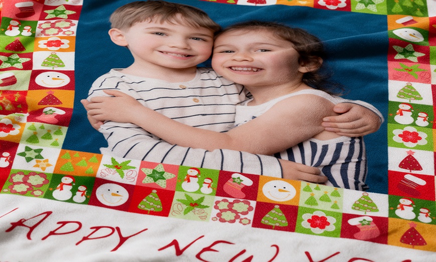 Image 15: Custom Photo Blankets from Justyling (Up to 91% Off)