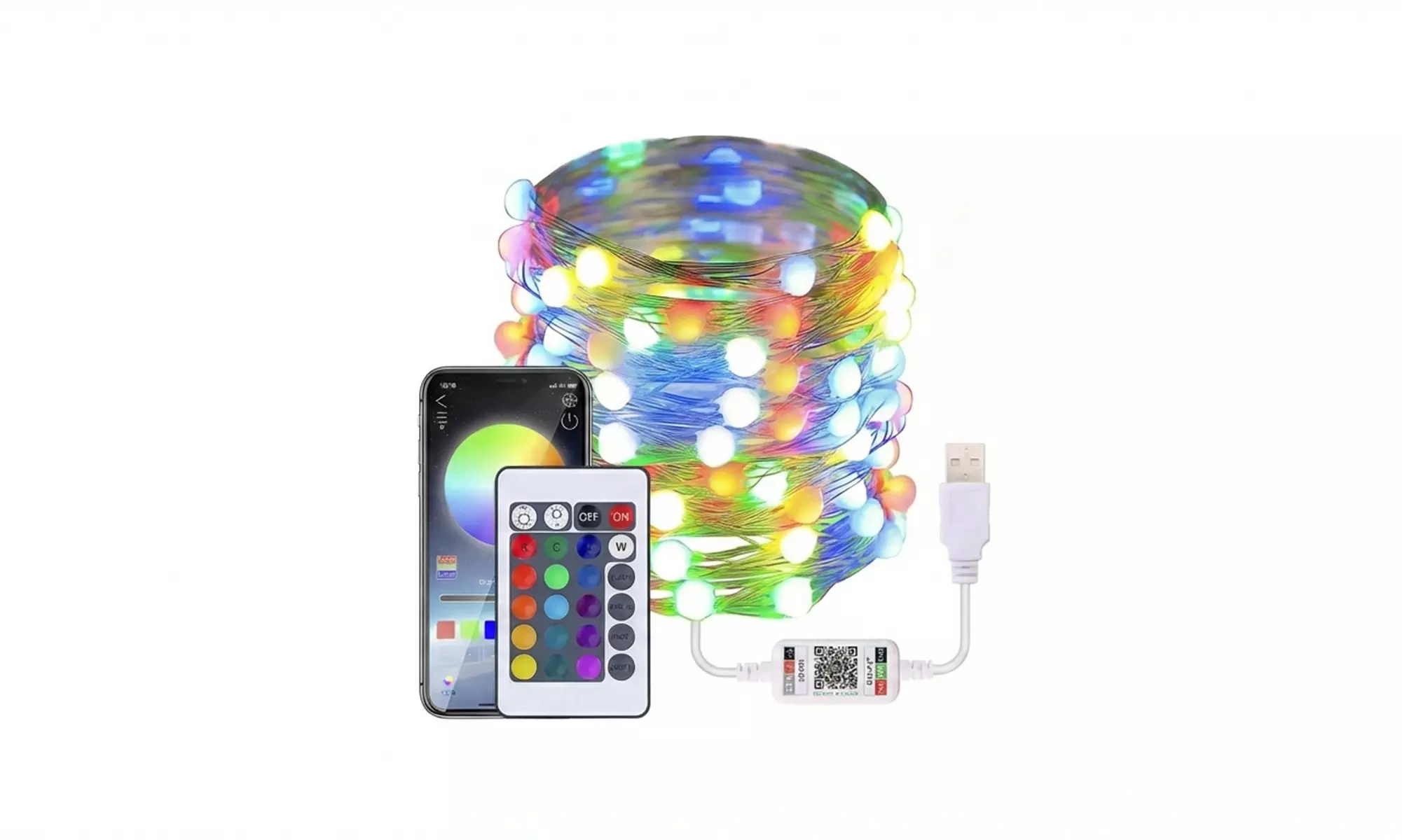 Striscia 100 LED RGB