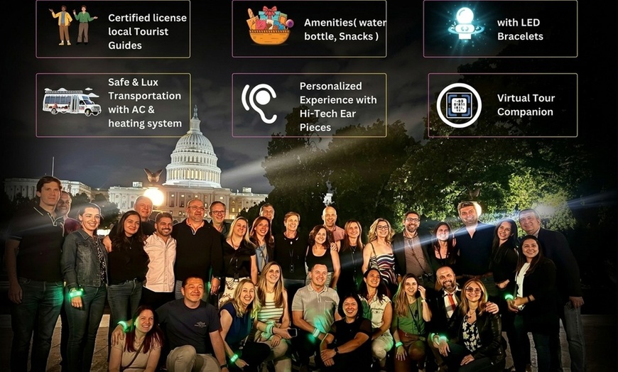 Image 4: DC LED Guided Night Tour at Washington, DC