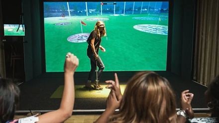 One Hour of Virtual Experience for Up to 6 People  (Sun - Thurs) 10:00am-3:00pm - Anaheim Topgolf Swing Suite