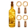 Image 2: 6 Pack 20 LED Wine Bottle Cork Lamp Fairy String  Lights for DIY Wedding Party