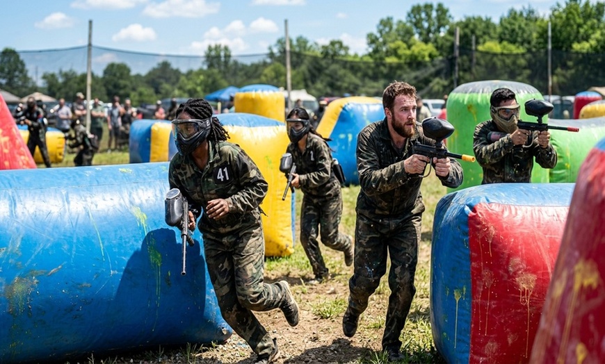 Image 6: Experience Thrilling Paintball Packages for One, Two, Four, or Ten Players