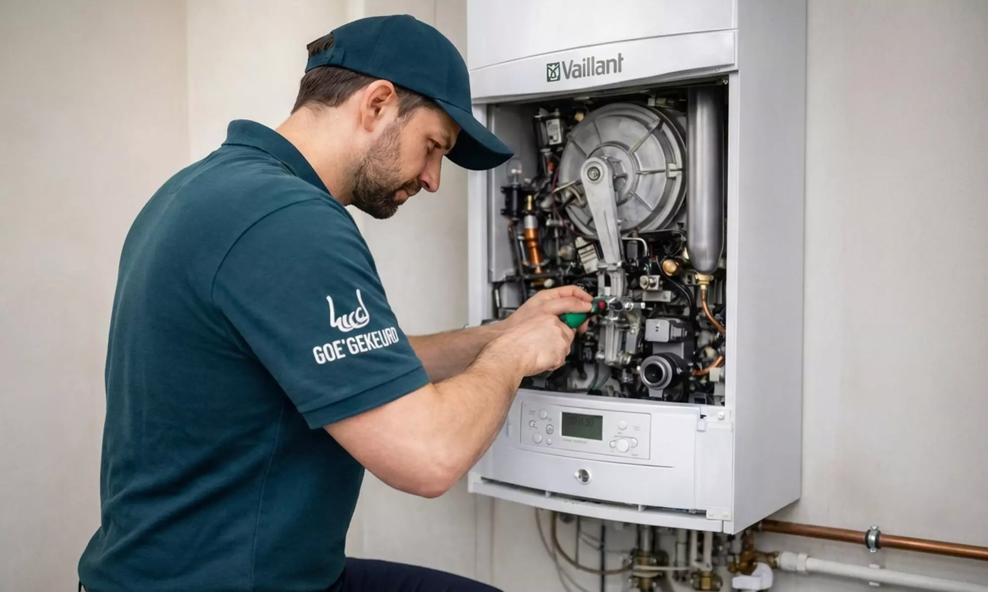 Entretien bisannuel, contrôle de chaudière à gaz inclus