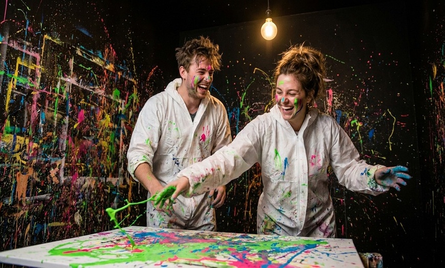 Image 2: Axe Throwing, Smash Room & Paint Room Packages at iSmash Rochester