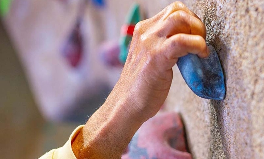 Image 4: Indoor climbing day passes with gear for one, two, or four people