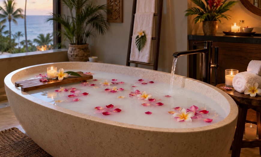 Image 3: Hawaiian Couples Spa Getaway with Lomi Lomi & Swedish Massage