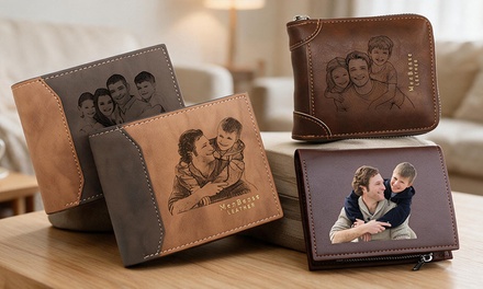 One Custom Men's Wallet; Shipping not included - Justyling